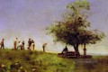 Mending das Netz Realismus Landschaft Thomas Eakins